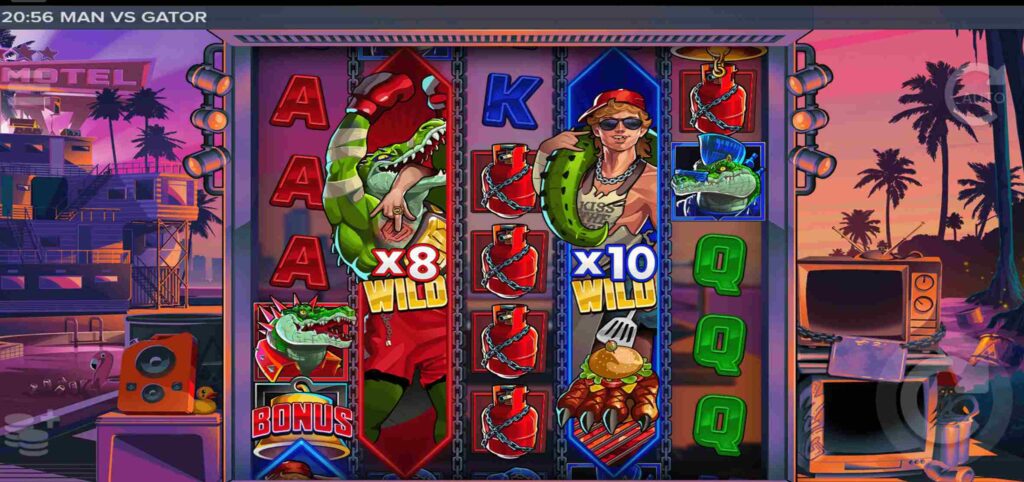 Man VS Gator slot review